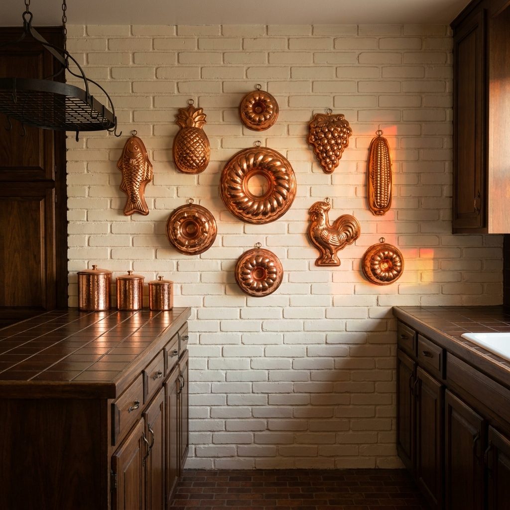 The Wall of Copper Molds That Were Absolutely Never Used for Cooking