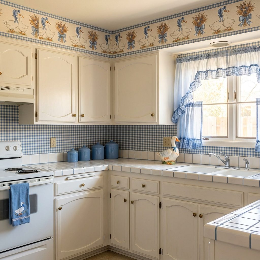Goose-and-Bonnet Wallpaper Border: A Decorating Choice That Demands Answers