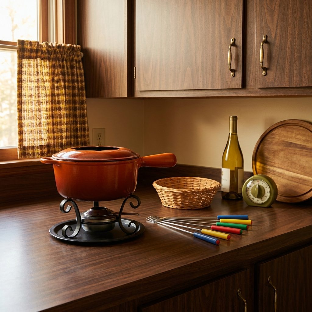 The Fondue Pot: Always Within Arm's Reach, Endlessly Ready for a Party That Might Happen