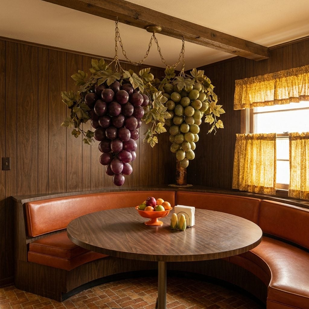Plastic Grapes Over the Breakfast Nook, Swaying in the Central Air