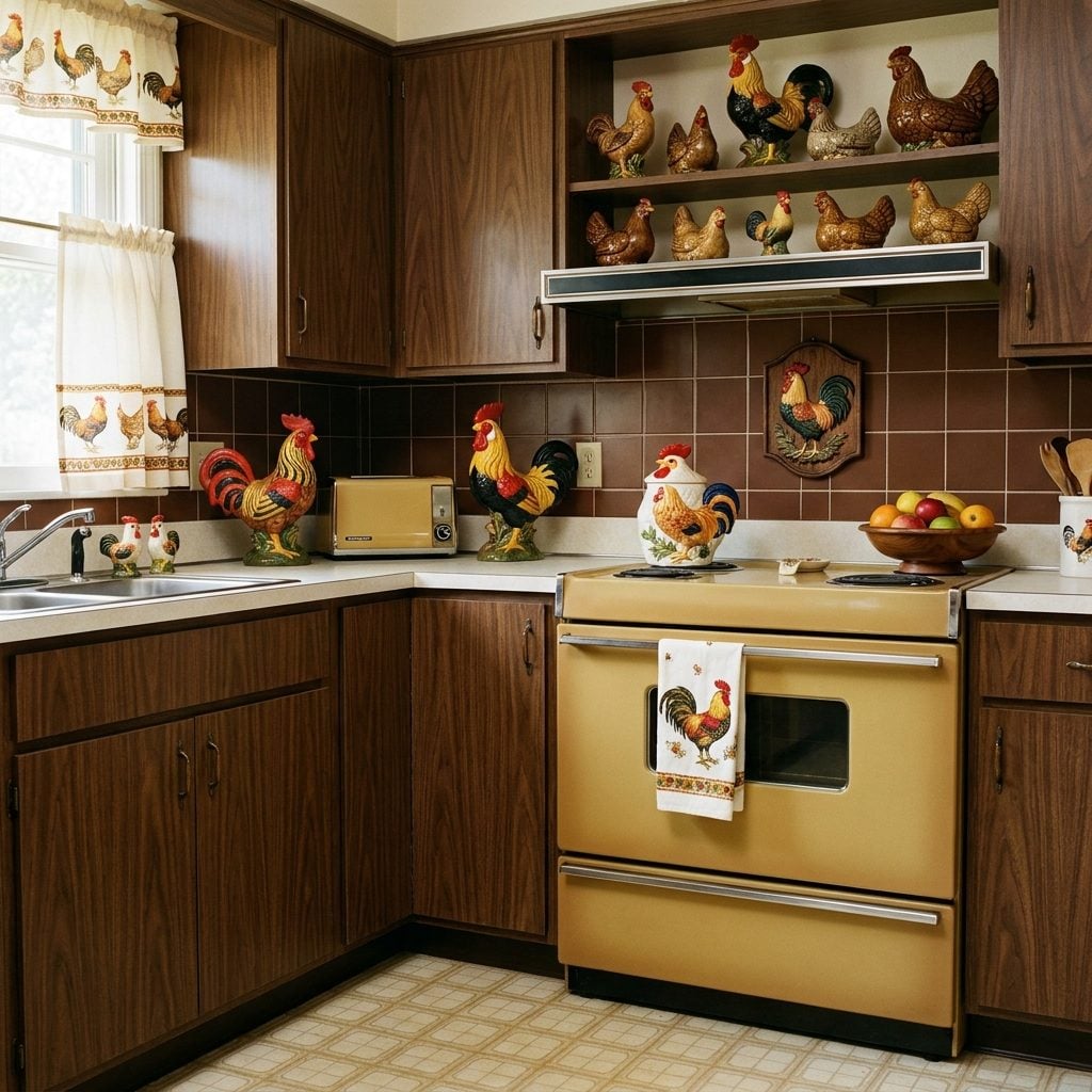 The Ceramic Rooster Collection That Colonized Every Horizontal Surface