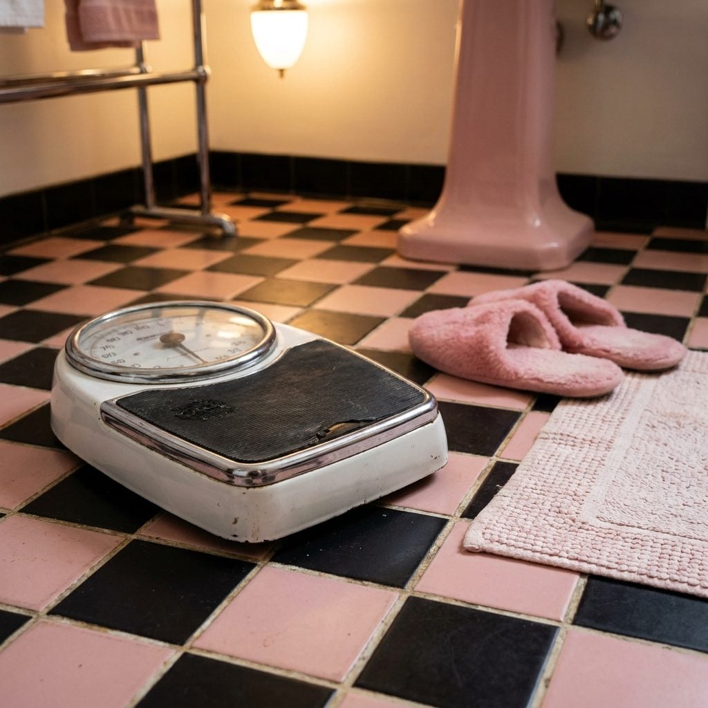 The Bathroom Scale That Lived on the Floor Like a Permanent Resident