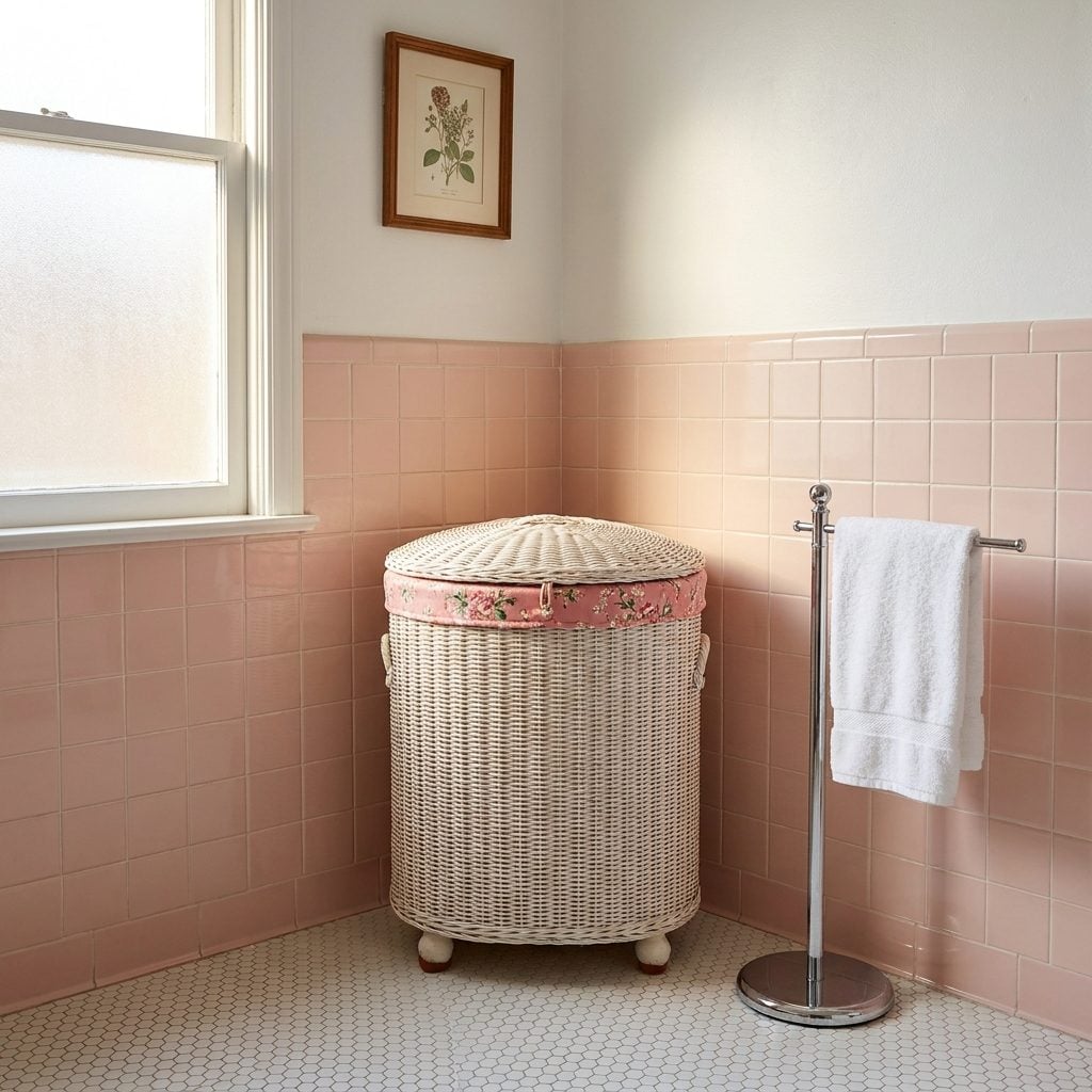 The Wicker Hamper That Pretended to Be a Side Table