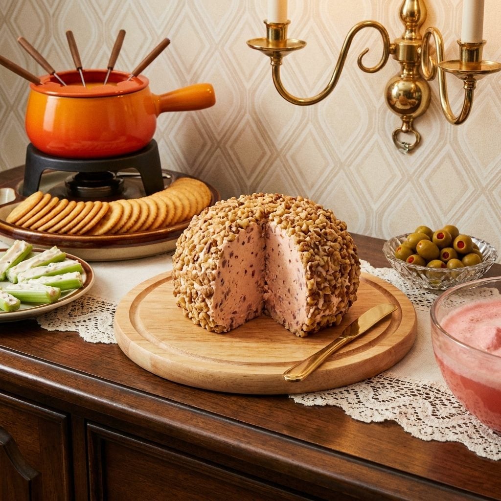 The Deviled Ham Cheese Ball Rolled in Chopped Walnuts That Anchored Every Appetizer Spread