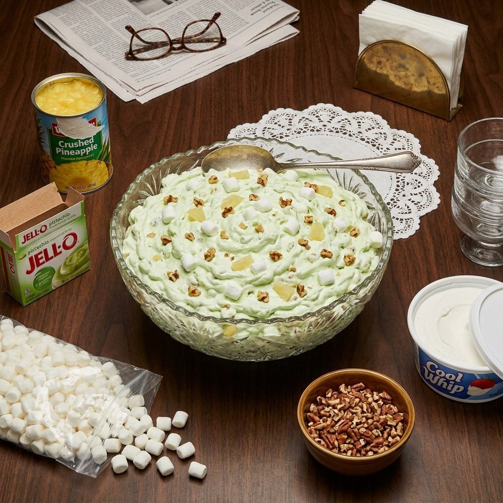 Watergate Salad: The One That Pretended to Be Healthy While Hiding Marshmallows and Pudding Mix