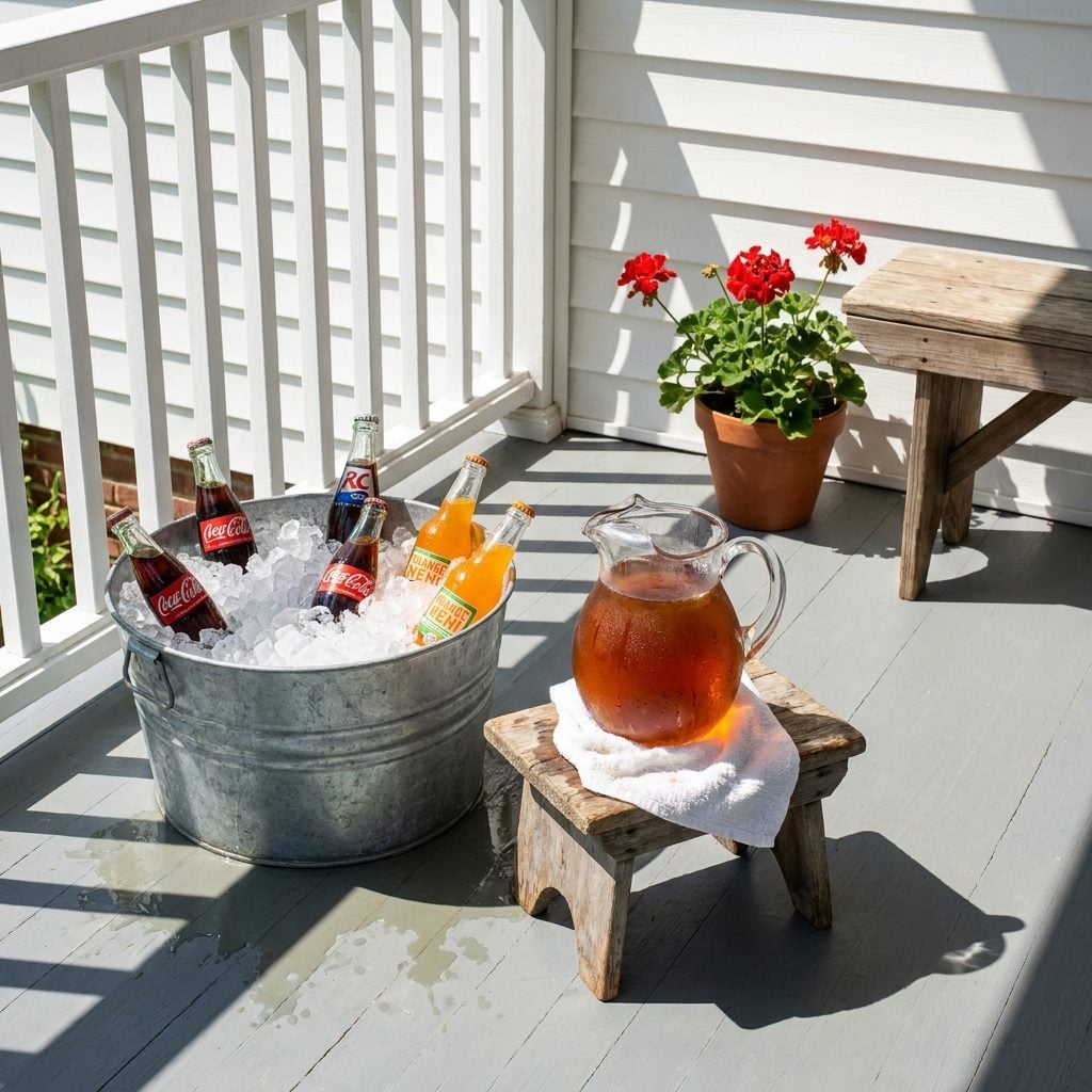 The Cooler of Soda Pop or Sweet Tea That Lived on the Porch All Weekend