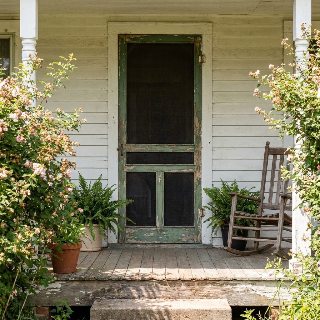Screen Doors That Announced Every Arrival with a Loud Slam