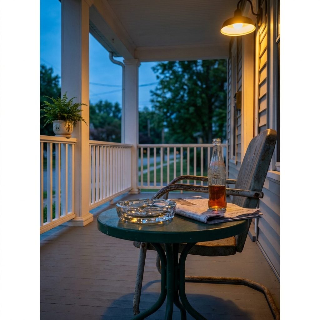 Ashtrays Sitting on Side Tables for Evening Visitors