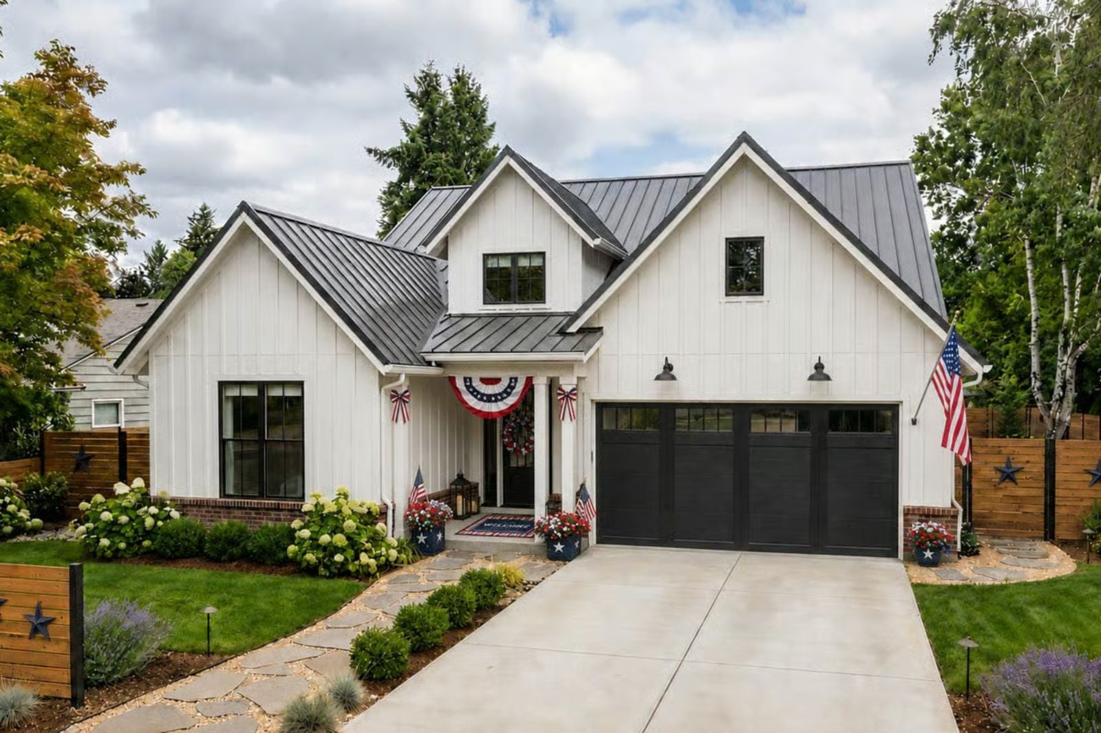 2-Bedroom Modern Farmhouse with Double Garage and Covered Outdoor Living (Floor Plan)