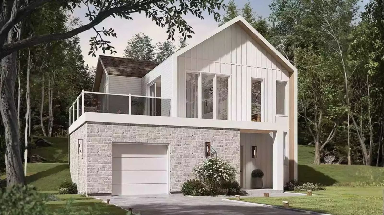 Southwick Modern-Style Home with Open Living Space and 3 Bedrooms (Floor Plan)