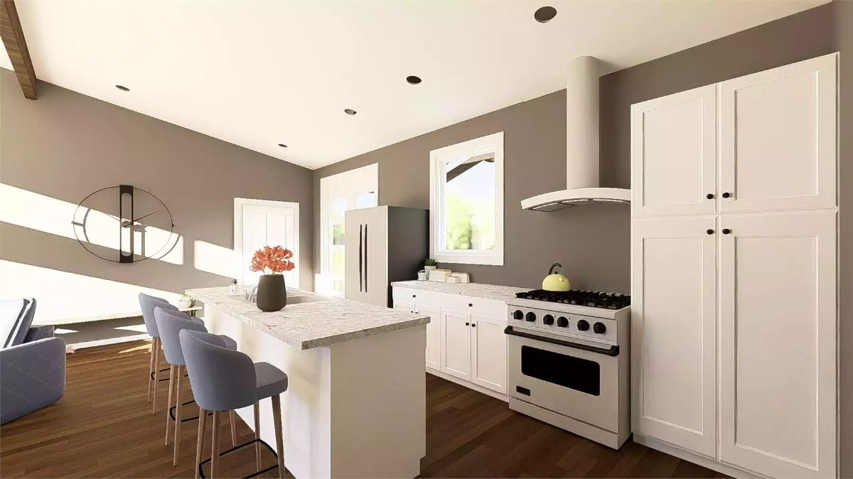 Marble Island and Pro-Range Make This Kitchen Mean Business