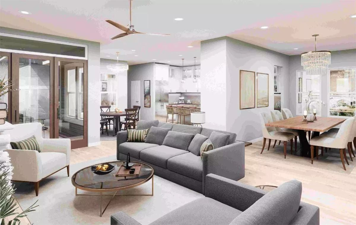 Open-Plan Living Where the Kitchen, Dining, and Lounge Actually Connect