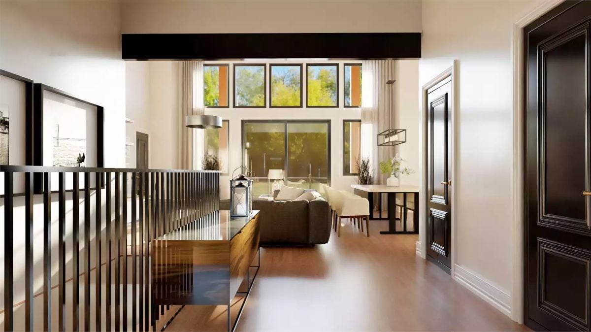 Double-Height Windows Pull the Outside In From Every Angle
