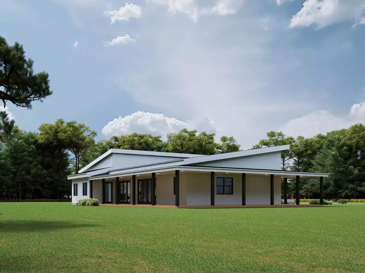 Wraparound Porch Pulls the Whole Exterior Together