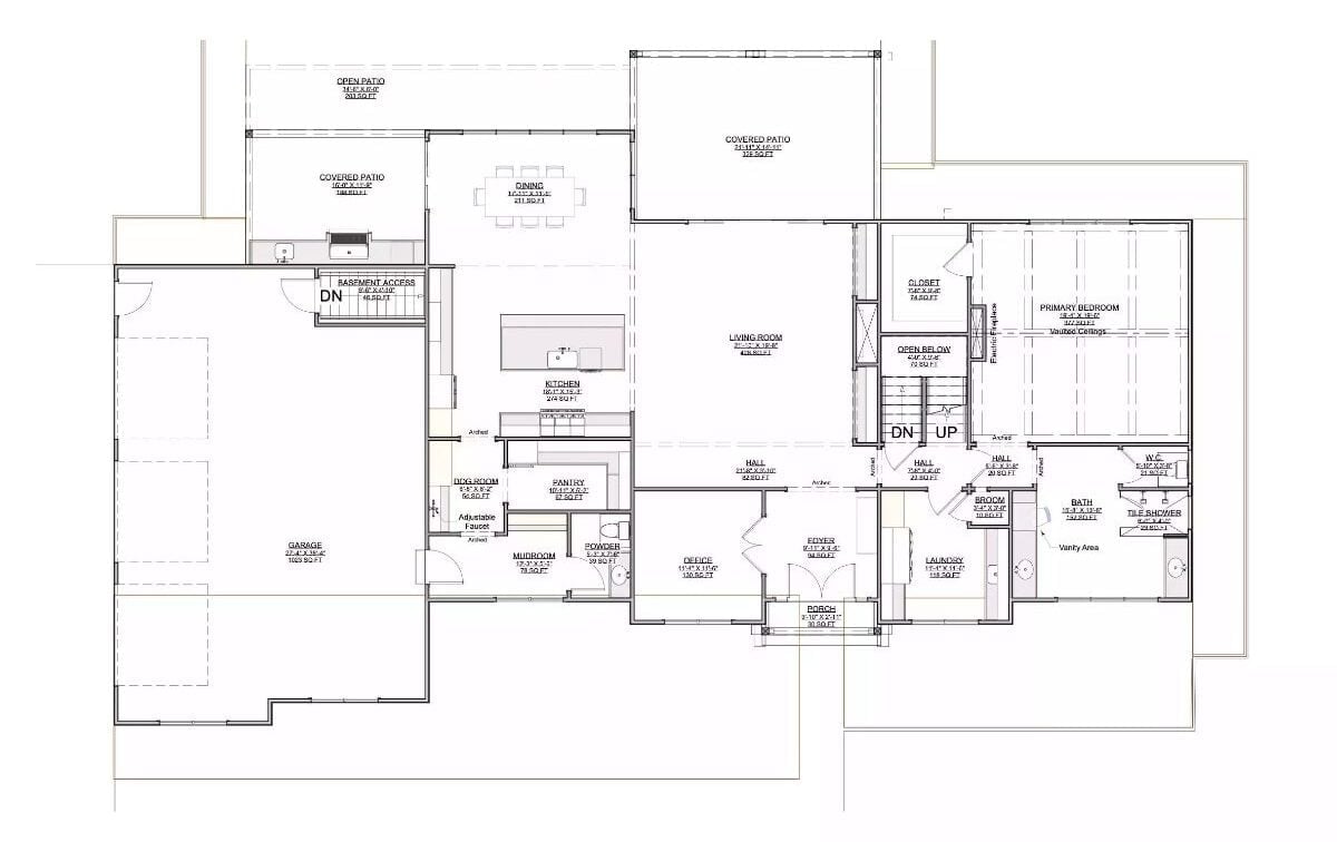 Floor Plan - Ashmere Grove 4-Bedroom Modern Farmhouse with Main-Floor Primary Designed for Families Who Actually Like Spending Time Together