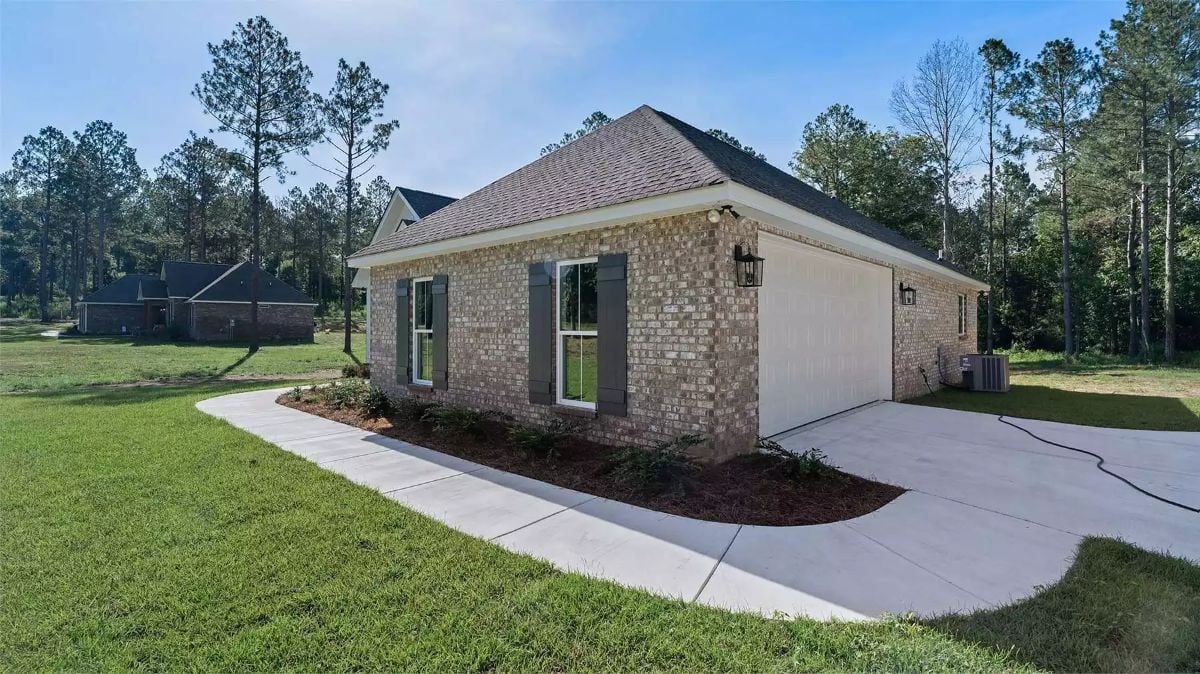 Brick That Means Business, With a Two-Car Garage to Match