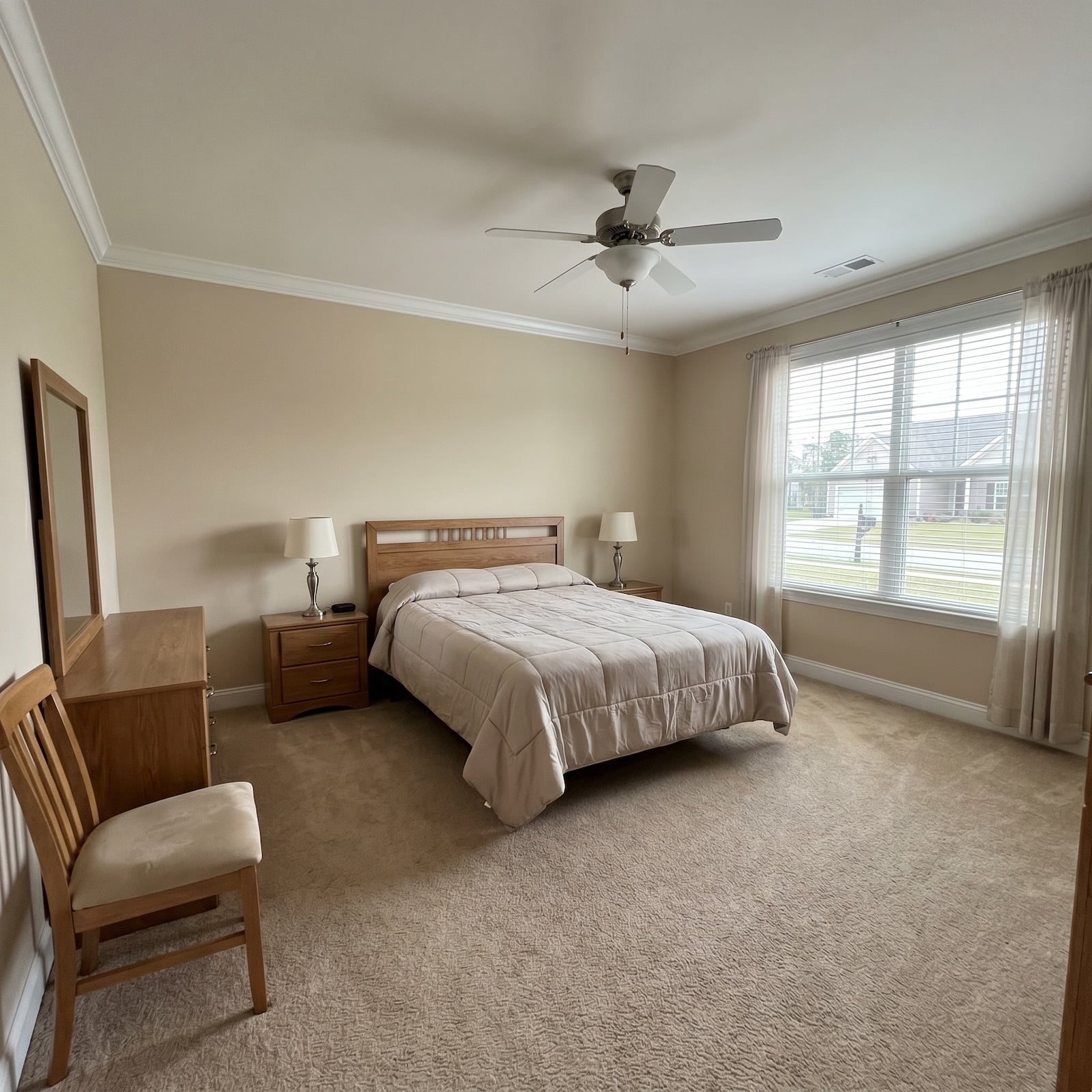 They Both Now Work from Home So They Needed to Add a Computer Workstation to Their Bedroom. They Asked AI for Ideas. These Are the 26 Before and After Designs