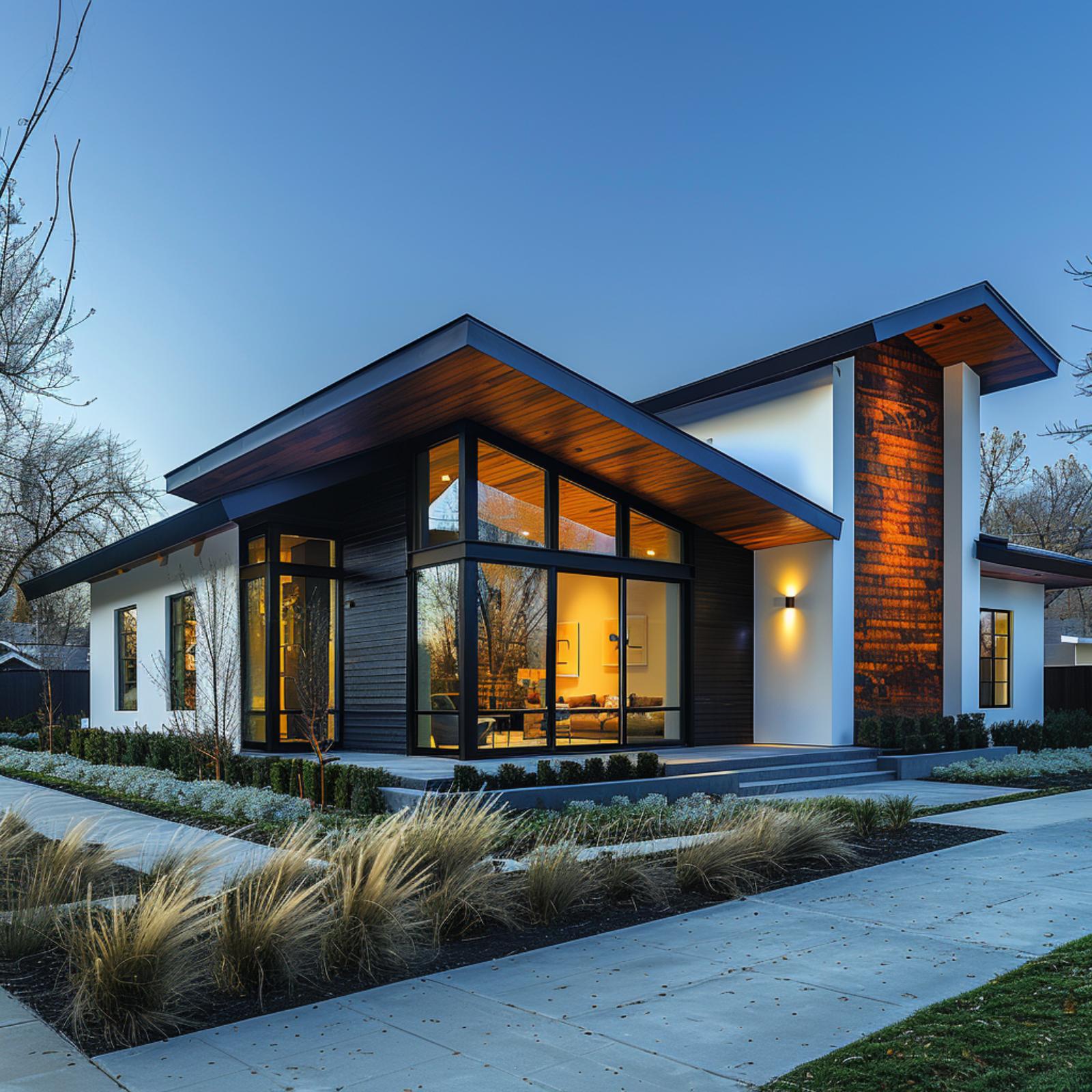 Rusted Cedar, White Render, and Black Steel Frames Walk Into a Facade and Sort It Out