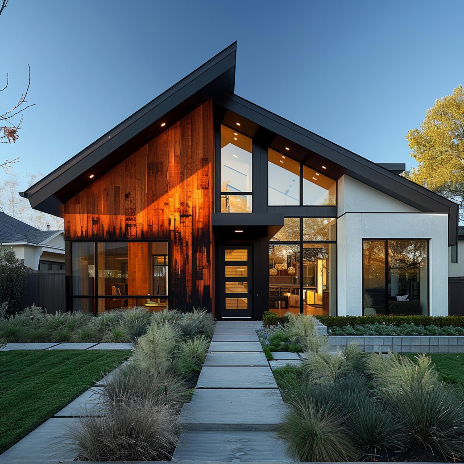 Reclaimed Wood, White Render, and Floor-to-Ceiling Glass Pick a Fight and Win