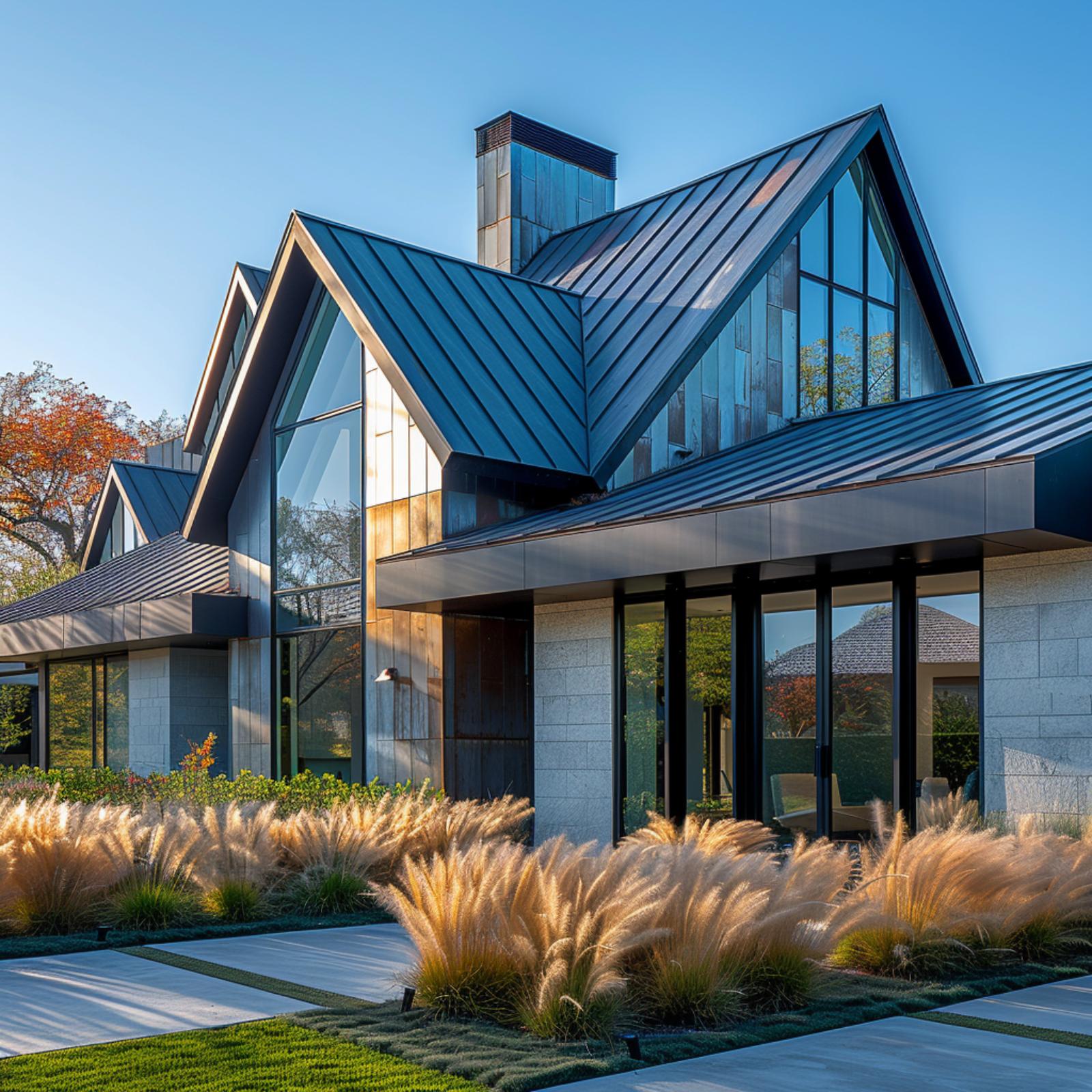 Limestone, Dark Metal, and Floor-to-Ceiling Glass Pull Off Something Genuinely Difficult