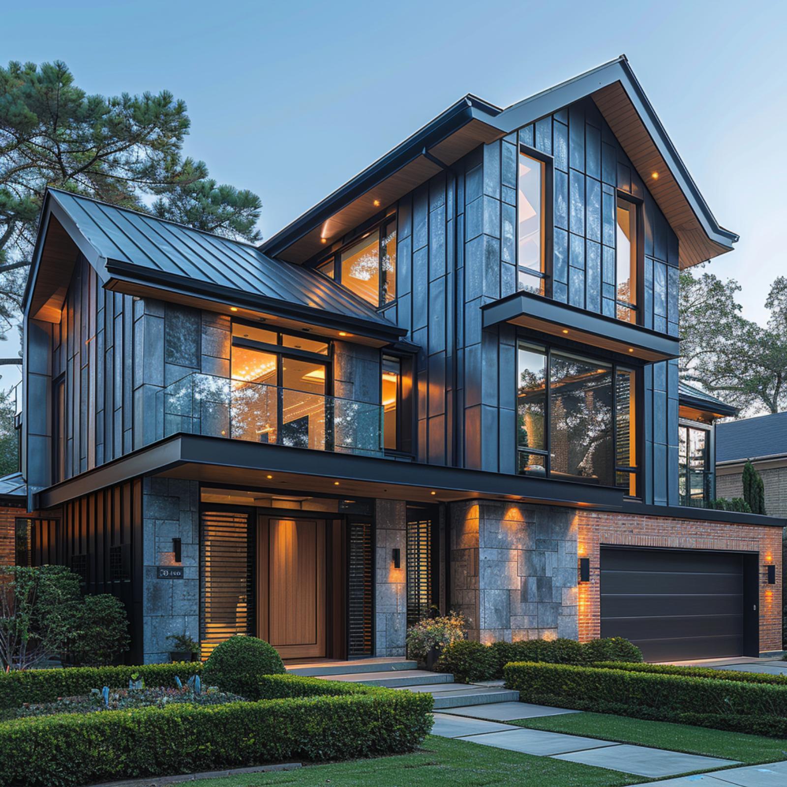 Stone, Steel, Brick, and Glass on One Facade — Four Materials That Refuse to Fight