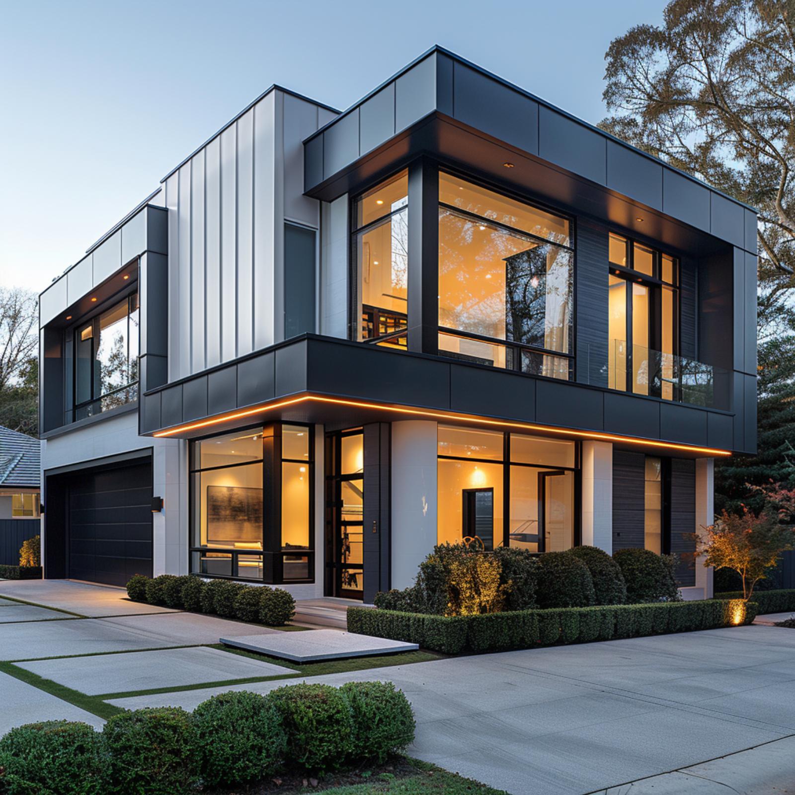 Zinc Panel, Vertical Metal Cladding, and Floor-to-Ceiling Glass Earn Every Square Foot