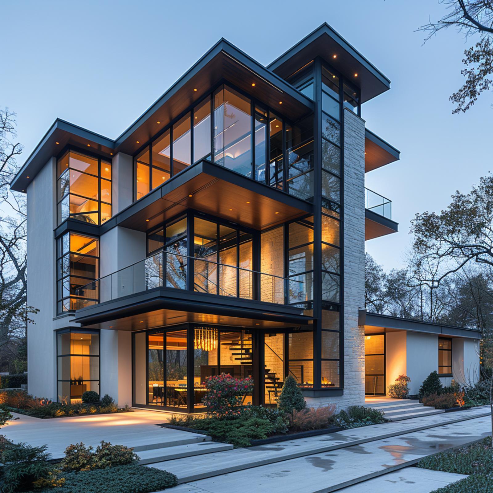 Three Stories, Three Materials, One Facade That Actually Knows What It's Doing