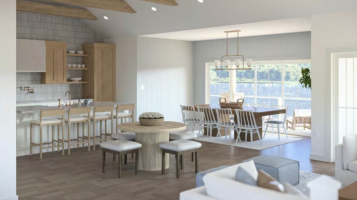 Open-Plan Kitchen and Dining Built Around the Way Families Actually Eat