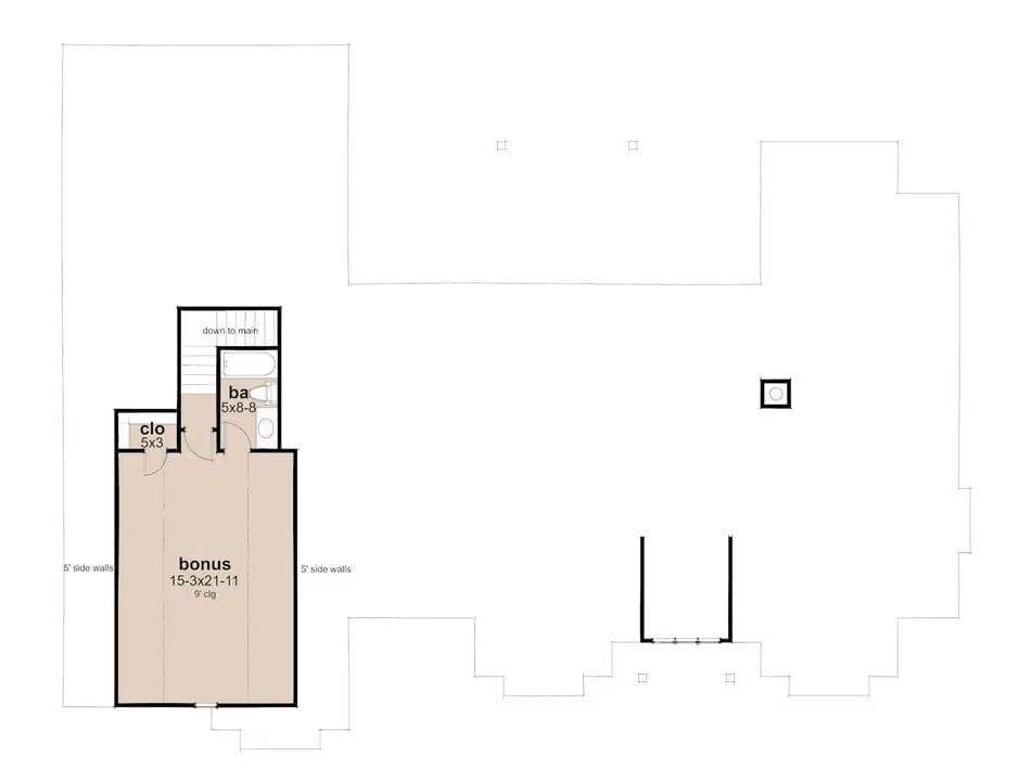 Floor Plan 2 - Fernhollow 4-Bedroom Modern Farmhouse with Bonus Room Designed for the Family That Lives Fully and Hosts Freely