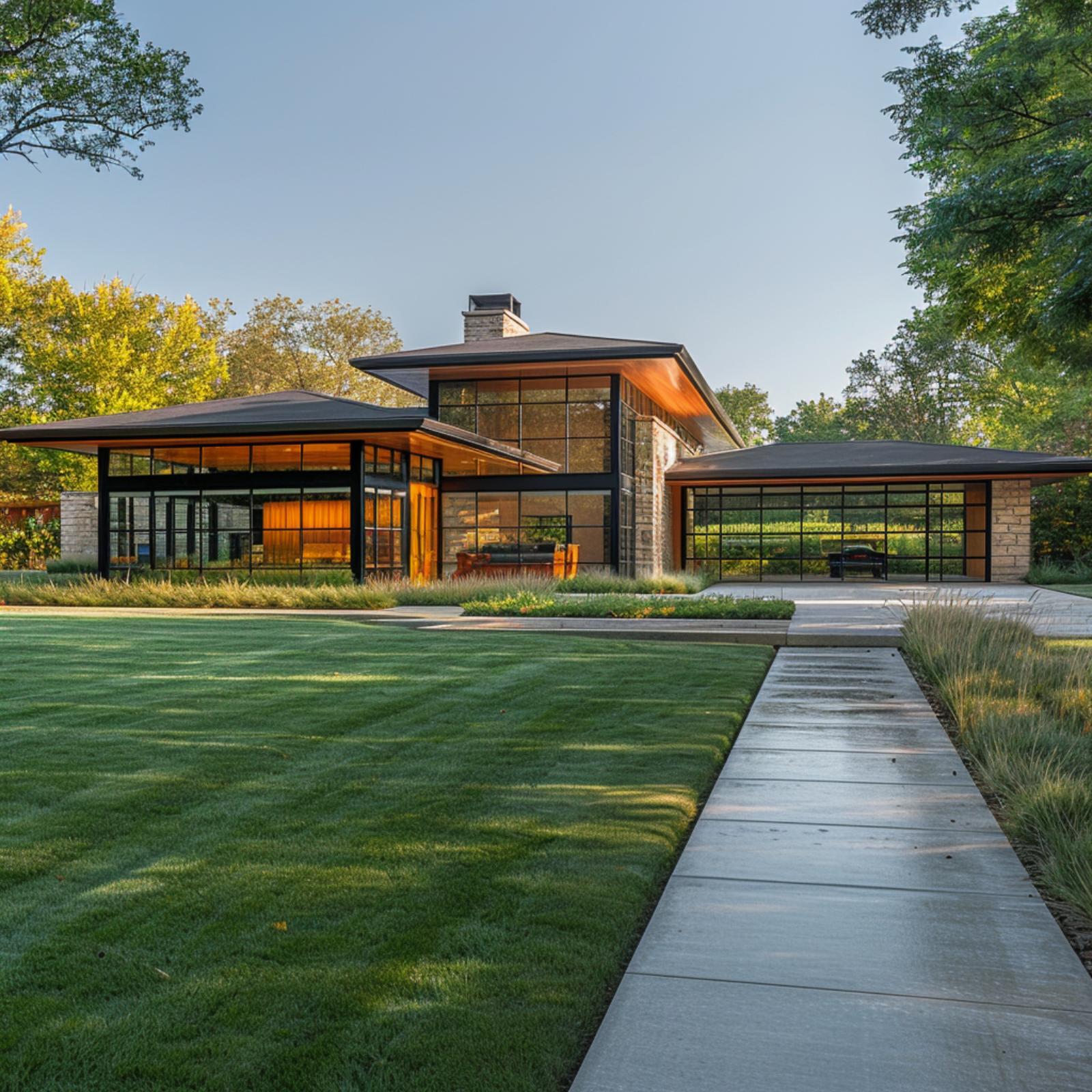 Prairie Roots, Glass Garage Doors, and a Modern Prairie Home That Earns Every Angle