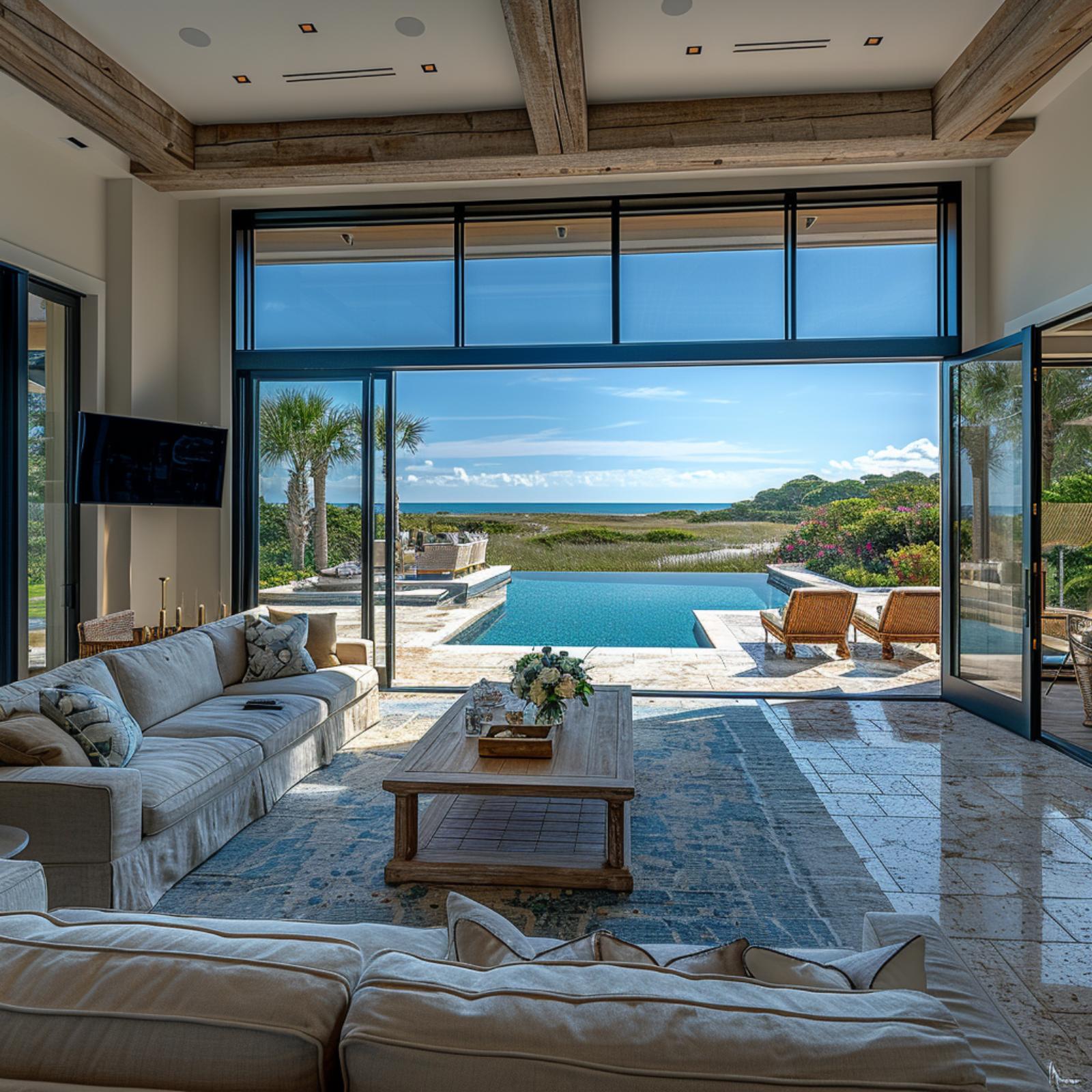 Reclaimed Beams, an Infinity Pool, and a View That Refuses to Be Framed