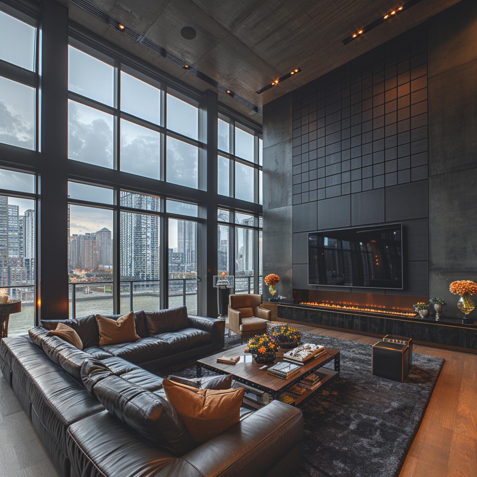 Dark Steel, Concrete Ceiling, and a Skyline That Earns Its Place