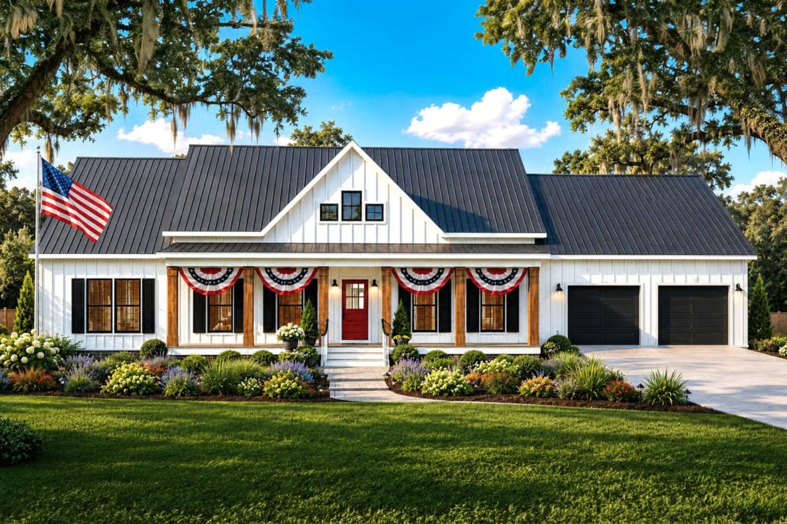 Hayfield 3-Bedroom Modern Farmhouse with Dual Covered Porches Designed for Homeowners with a Soft Spot for Front Porches and Slow Mornings (Floor Plan)