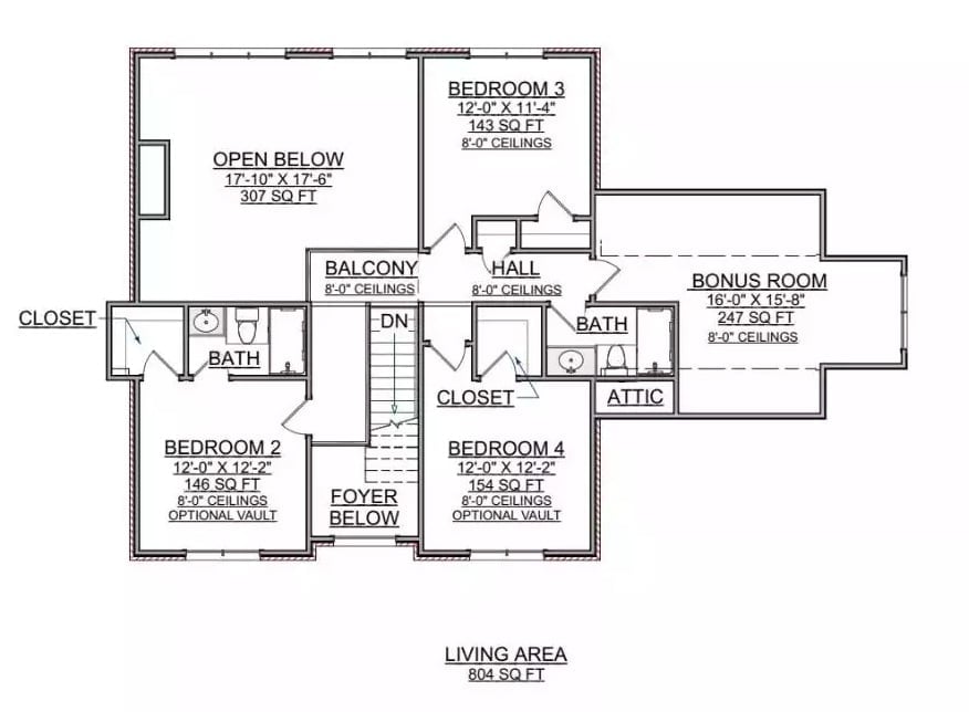 Floor Plan 2 - Kingsleigh Avenue 4-Bedroom European with Main-Floor Primary Designed for Families Who Actually Like Spending Time Together