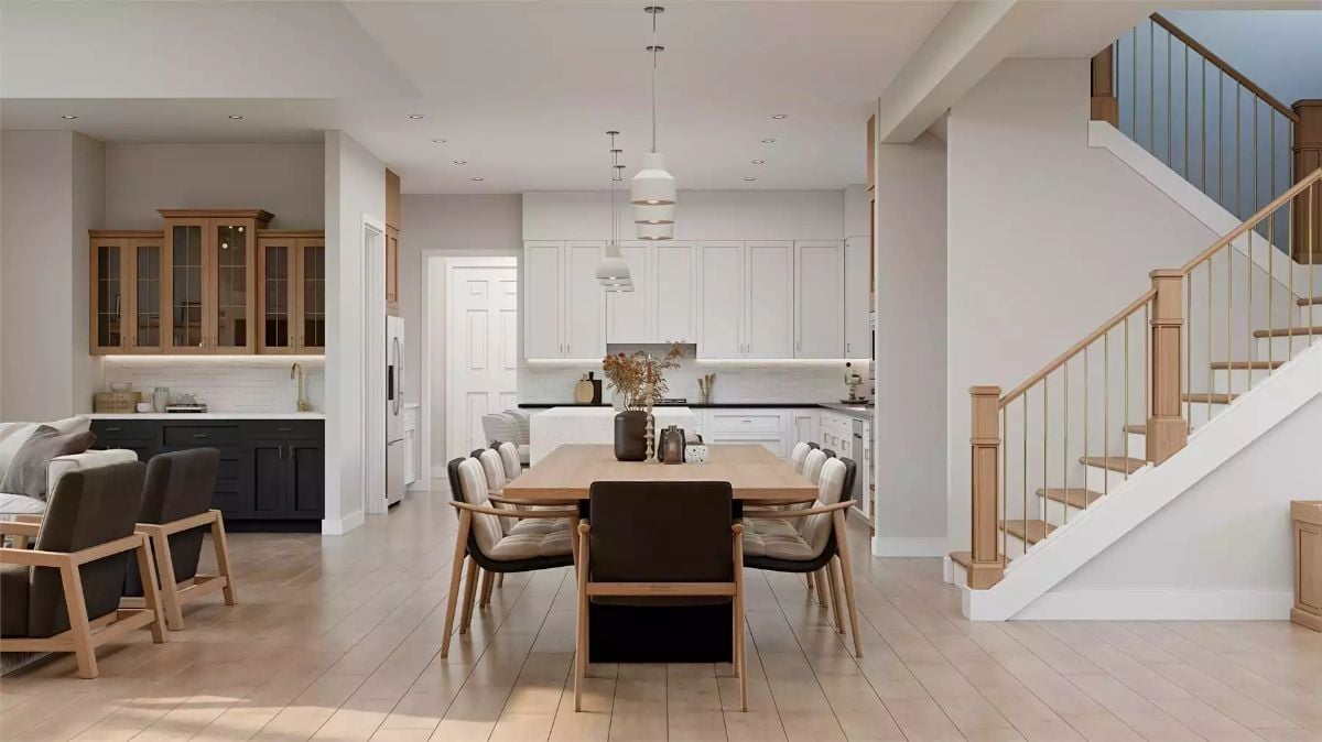 Open-Plan Living Where the Kitchen and Dining Room Actually Talk to Each Other