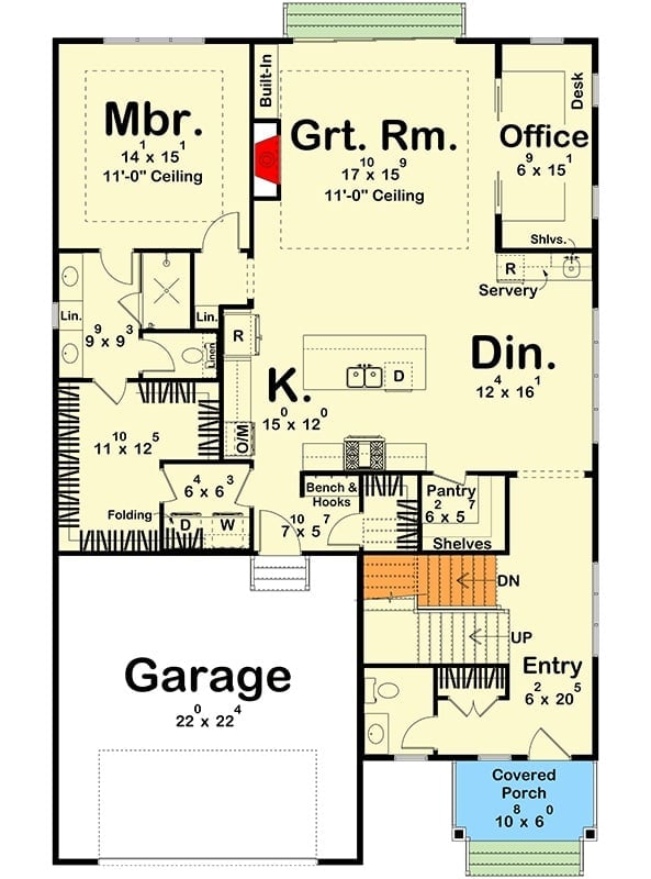 Floor Plan - Millbrook 5-Bedroom Modern Farmhouse with Finished Basement Designed for Families with In-Laws Who Might Be Moving In Whether You Like It or Not