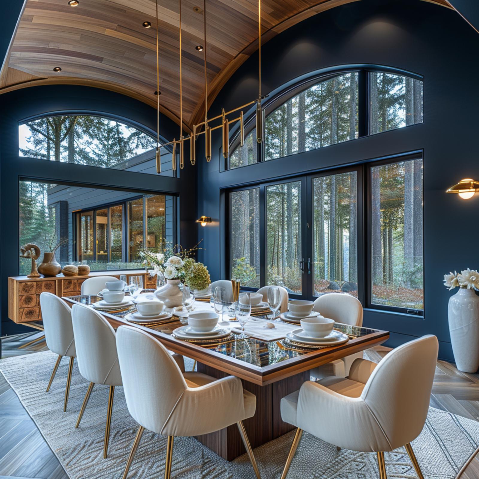Barrel Vault Ceiling, Forest Views, and Midnight Navy With Nothing to Prove