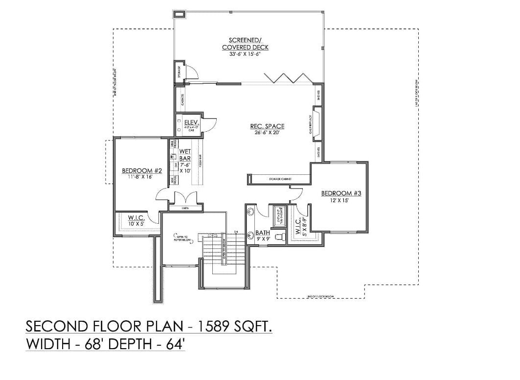 Floor Plan 2 - Parker Drift 4-Bedroom Contemporary with Triple Garage Designed for Self-Made Homeowners Finally Building What They Always Wanted