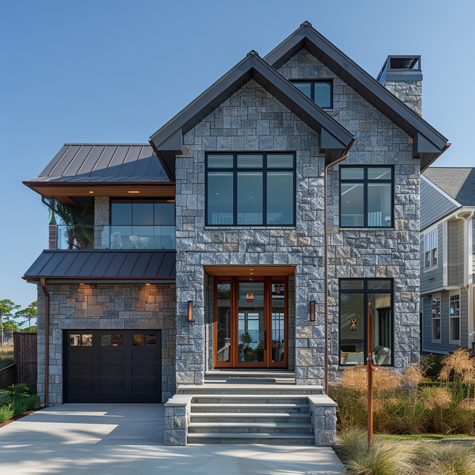 Blue-Gray Granite, Copper Gutters, and Why Coastal Stone Keeps Getting Better