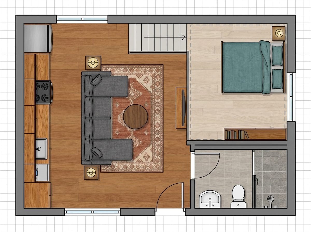 Empty Nester Couple Wants to Turn Garage Into Income Producing Apartment. They Asked AI for Optimal Floor Plan Ideas – These Are the 23 Genius Results