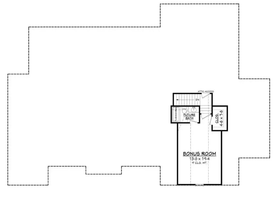 Floor Plan 2 - Valencia 3-Bedroom French Country Home with Bonus Room Designed for Families Who Always End Up Hosting Holidays