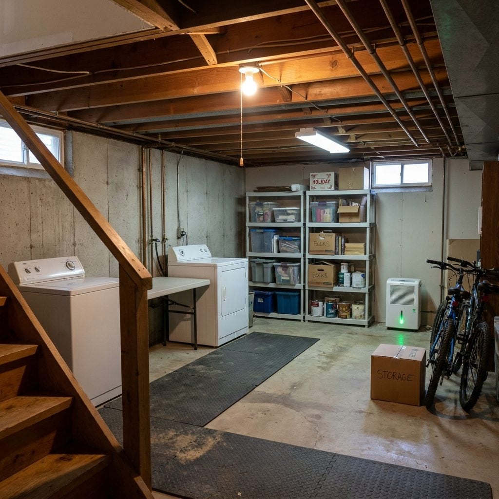 Unfinished Basements Would Just Be Basements, Not a Source of Existential Homeowner Guilt