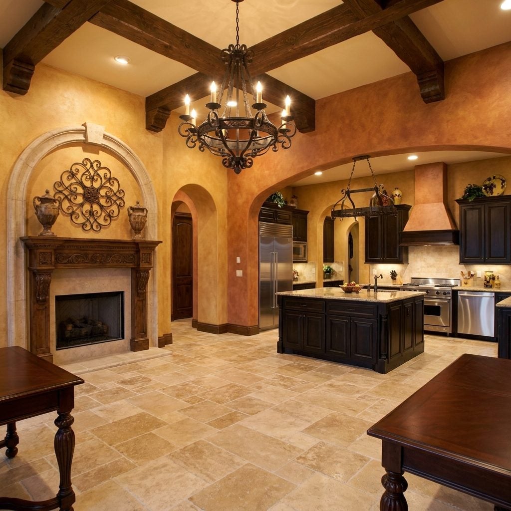 Entire Neighborhoods Would Still Proudly Display Heavy Tuscan-Style Interiors From the Early 2000s