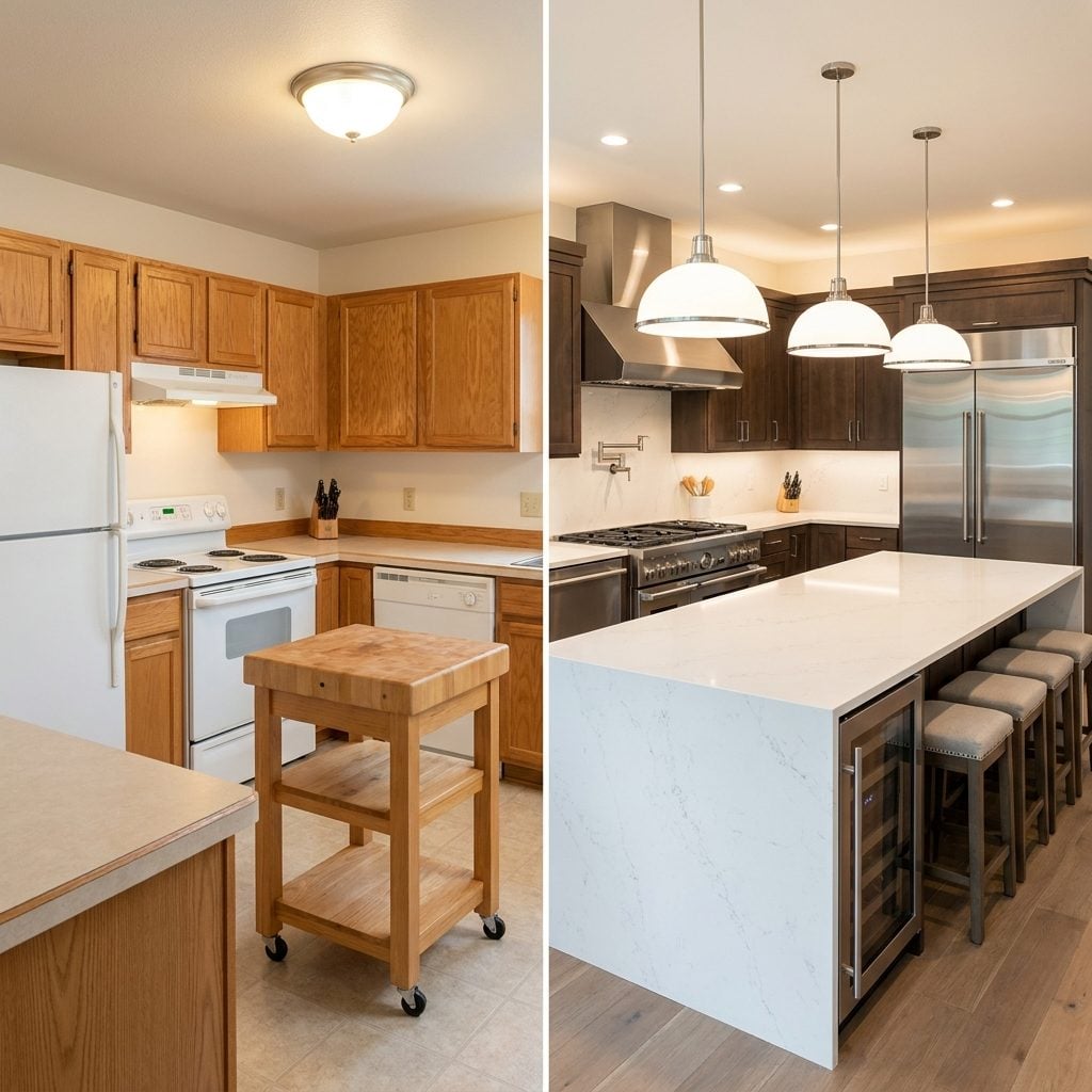 Kitchen Islands Would Be Smaller Because Fewer People Would View Kitchens as Entertainment Stages