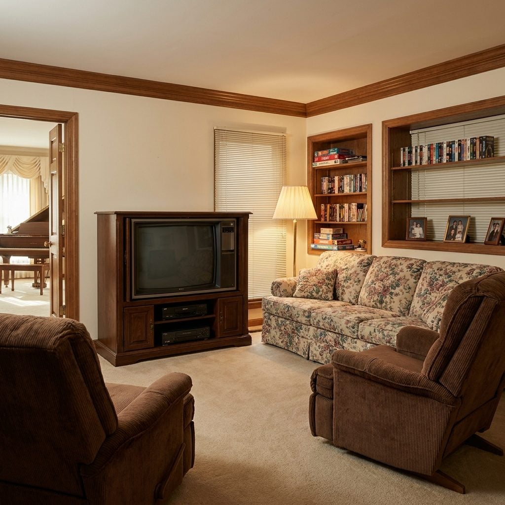 The Television Would Remain Far Less Visually Dominant in Most Homes