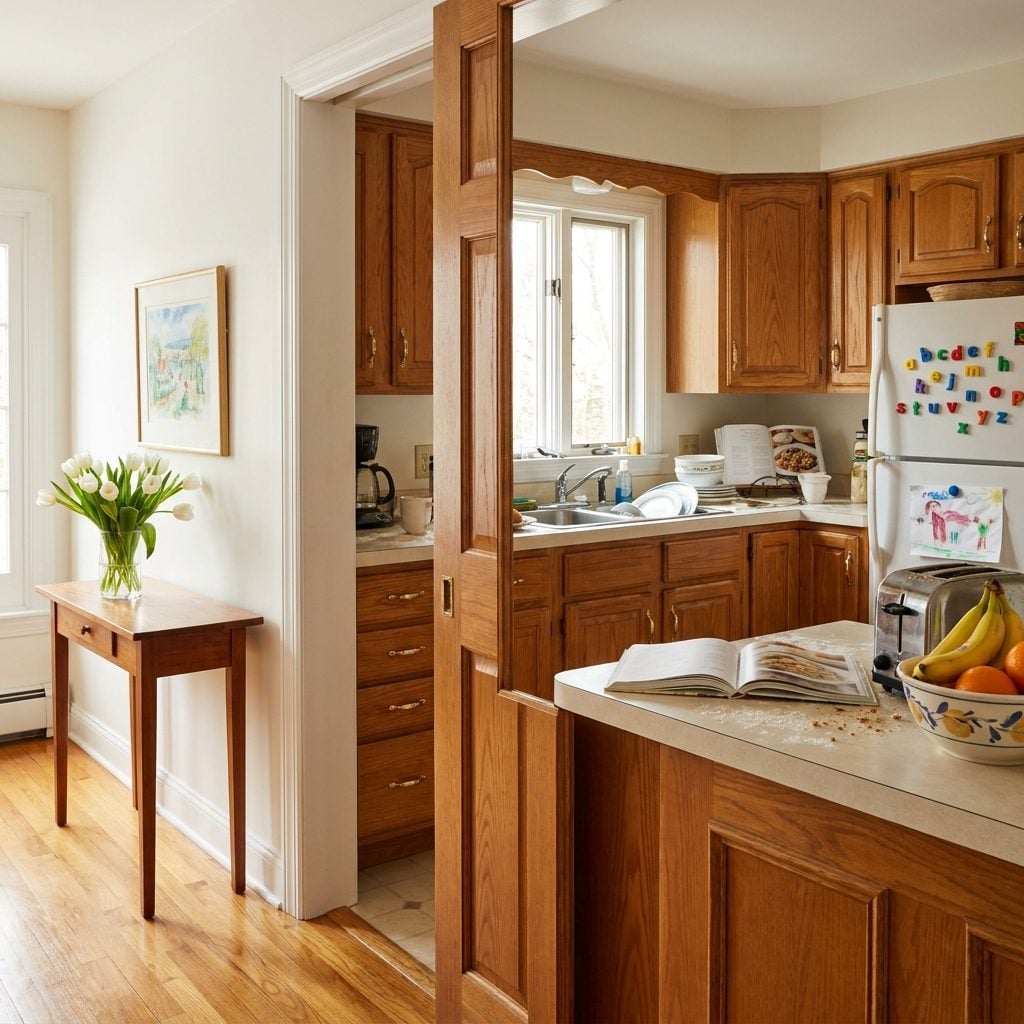 Kitchens Could Stay Messy Without Making Your Whole House Look Like a Disaster