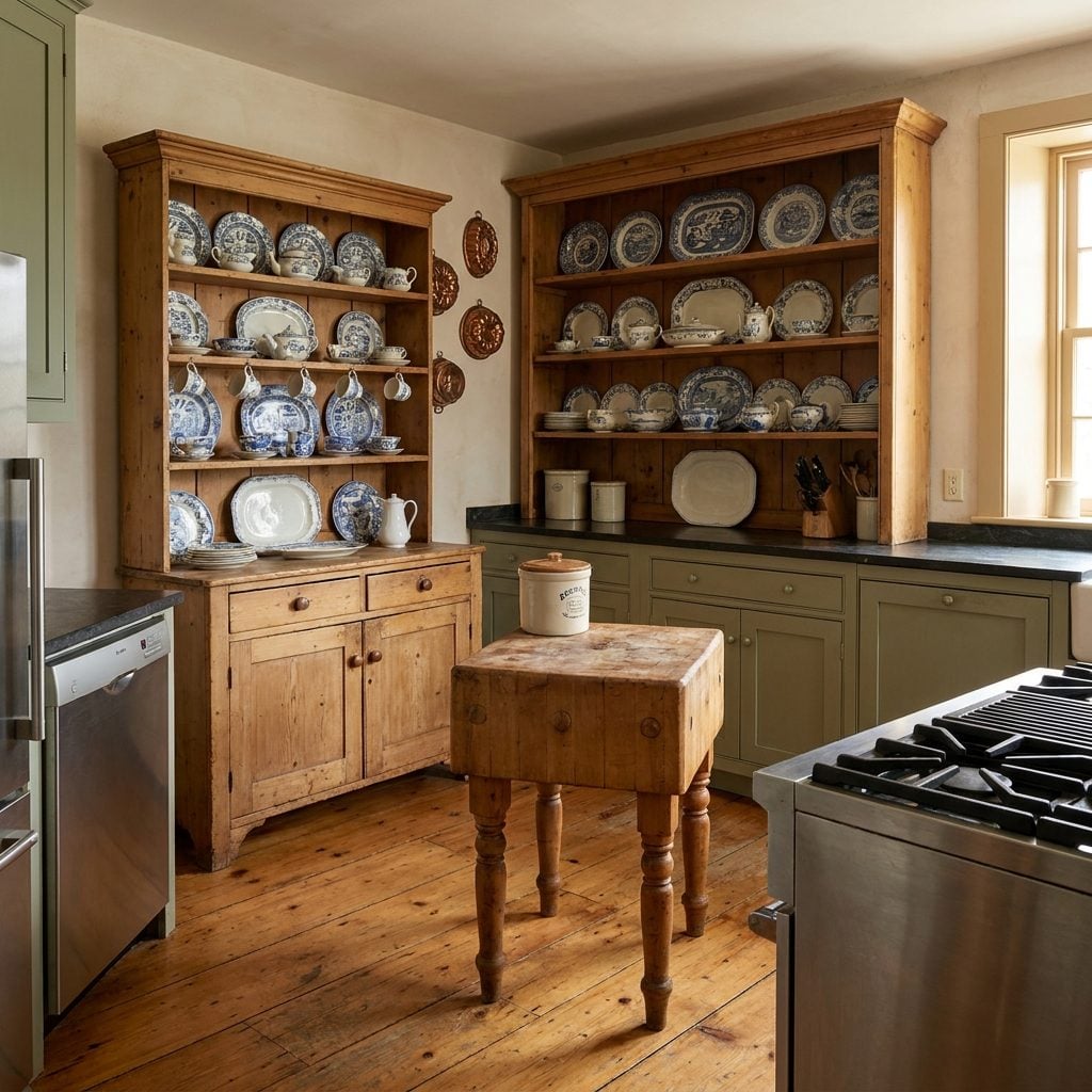 More Homeowners Might Keep Heirloom Furniture Pieces in Kitchens Instead of Replacing Everything at Once