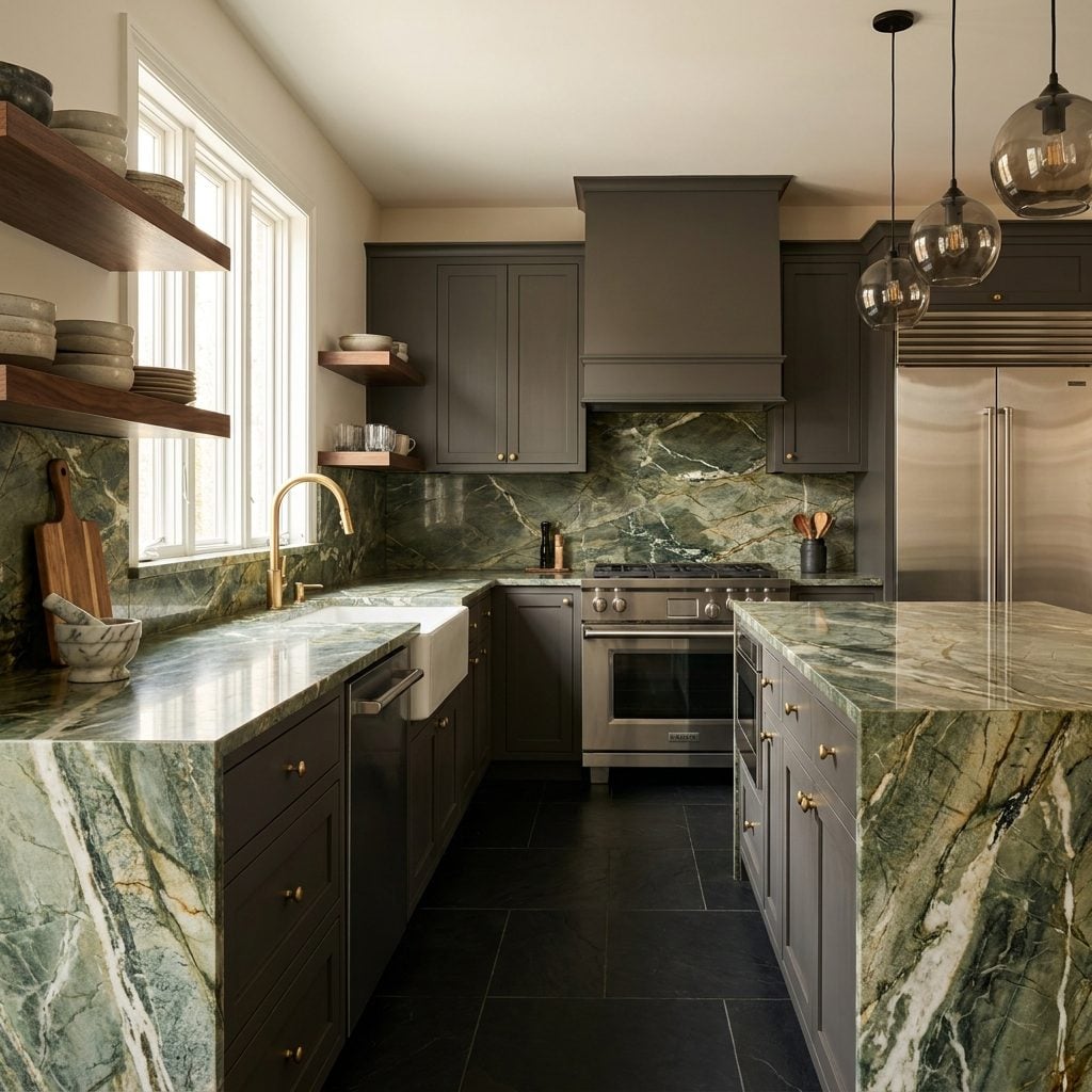 White Quartz Countertops Might Not Have Become Such a Default Luxury Signal