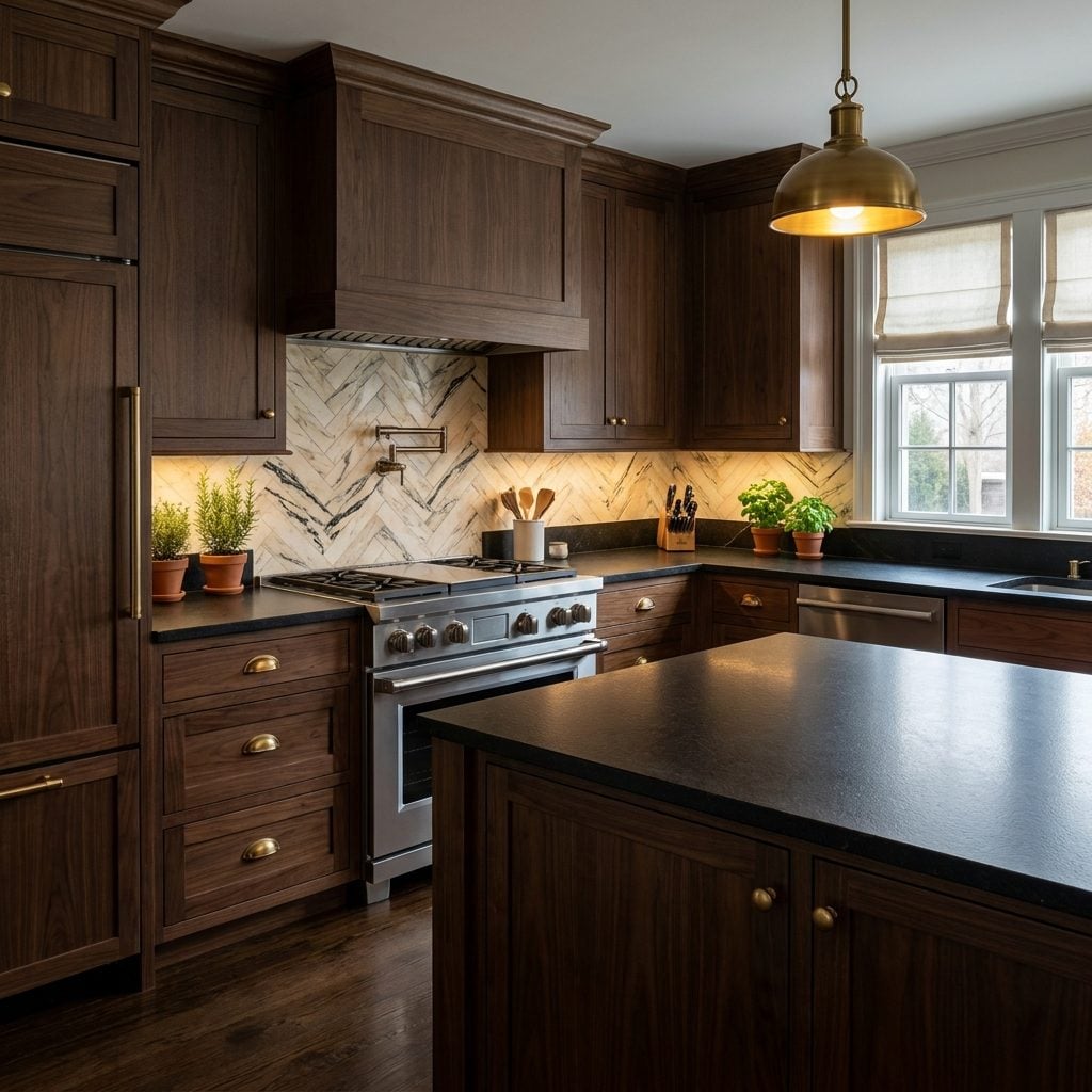 Dark Countertops Might Still Dominate High-End Kitchen Design