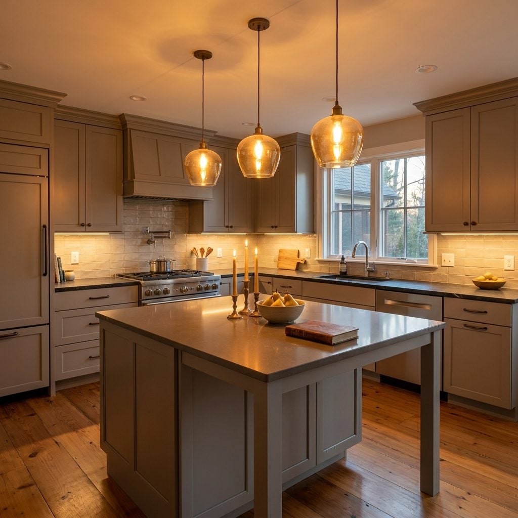 Kitchen Lighting Trends Might Lean Softer and Warmer Instead of Ultra-Bright Daylight Tones